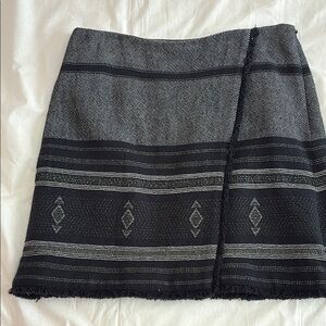 Elegant Black and Gray Skirt